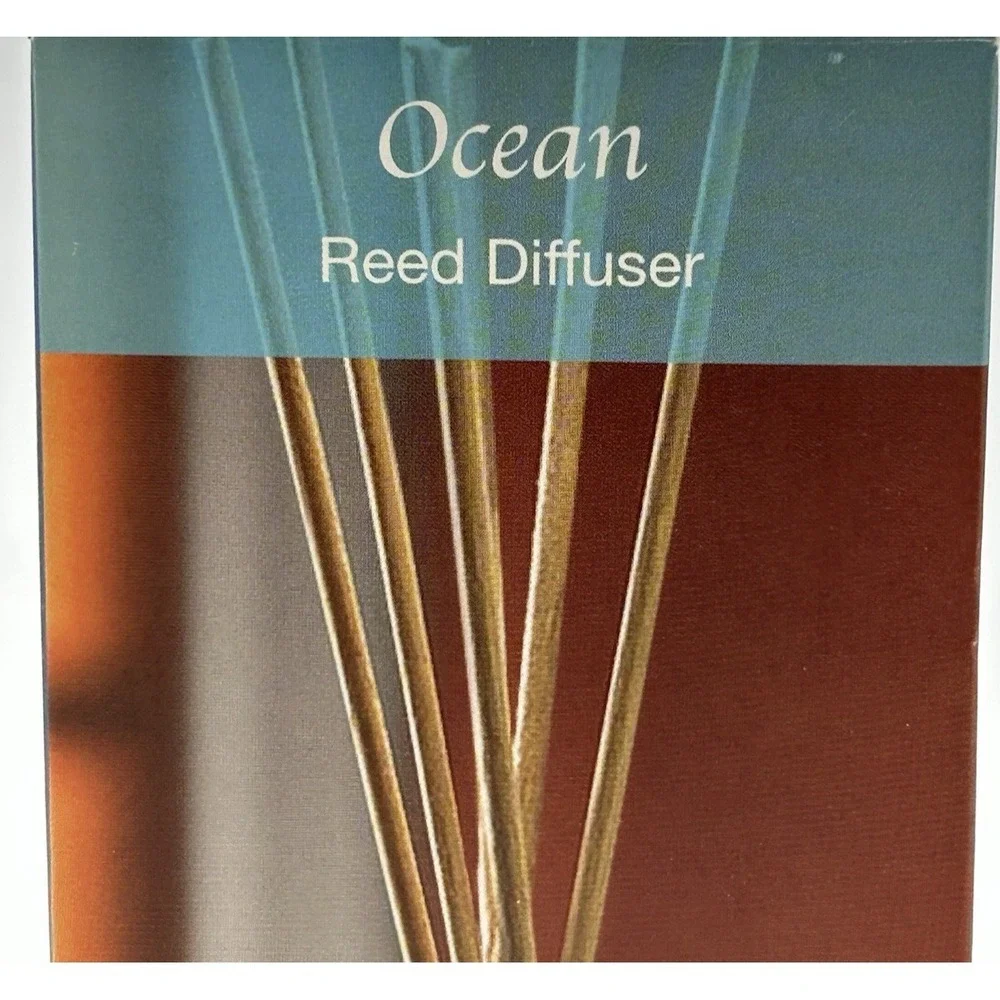 Reed Diffuser Ocean Scent 3 fl oz. 6 Reeds Jodhpuri Collections Beach Sea Clean